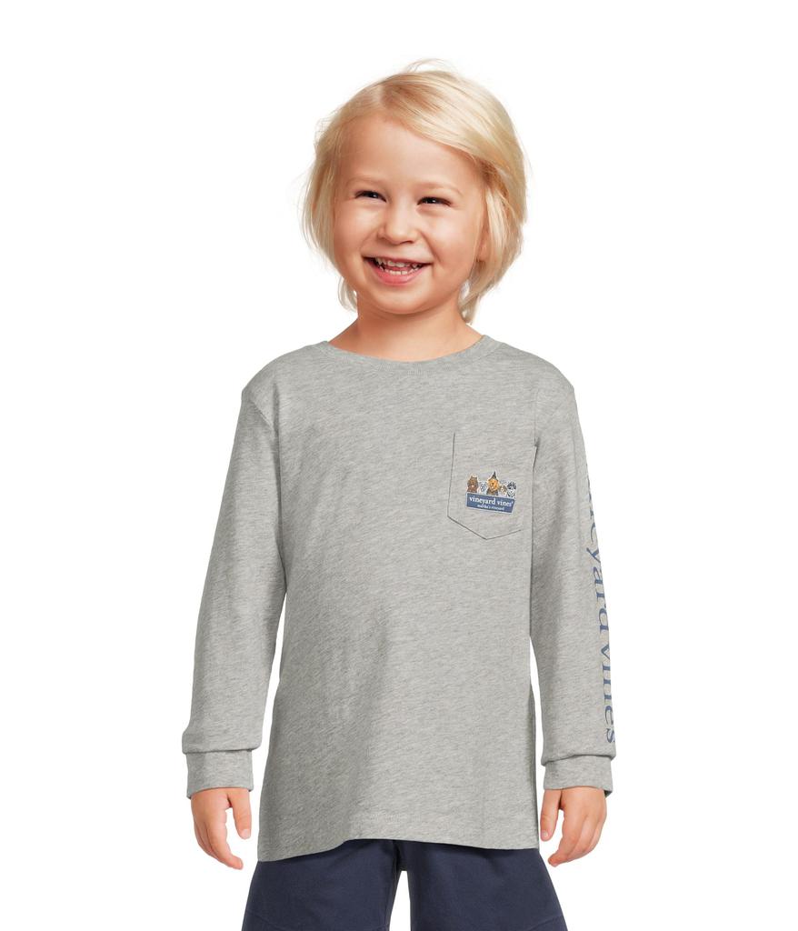 Vineyard Vines Halloween Pups Long Sleeve Tee (Toddler/Little Kid/Big Kid)
