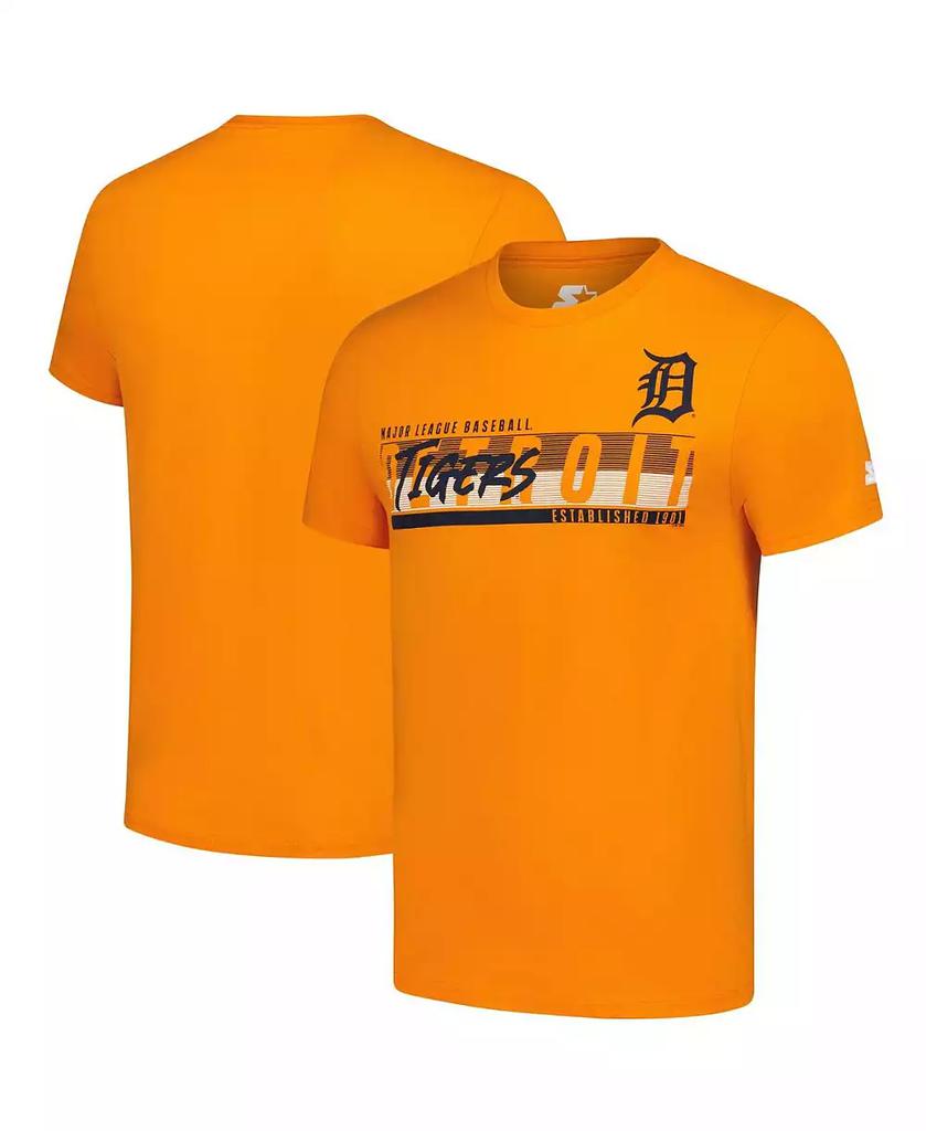 Starter Men's Orange Detroit Tigers Prime Time Team T-Shirt