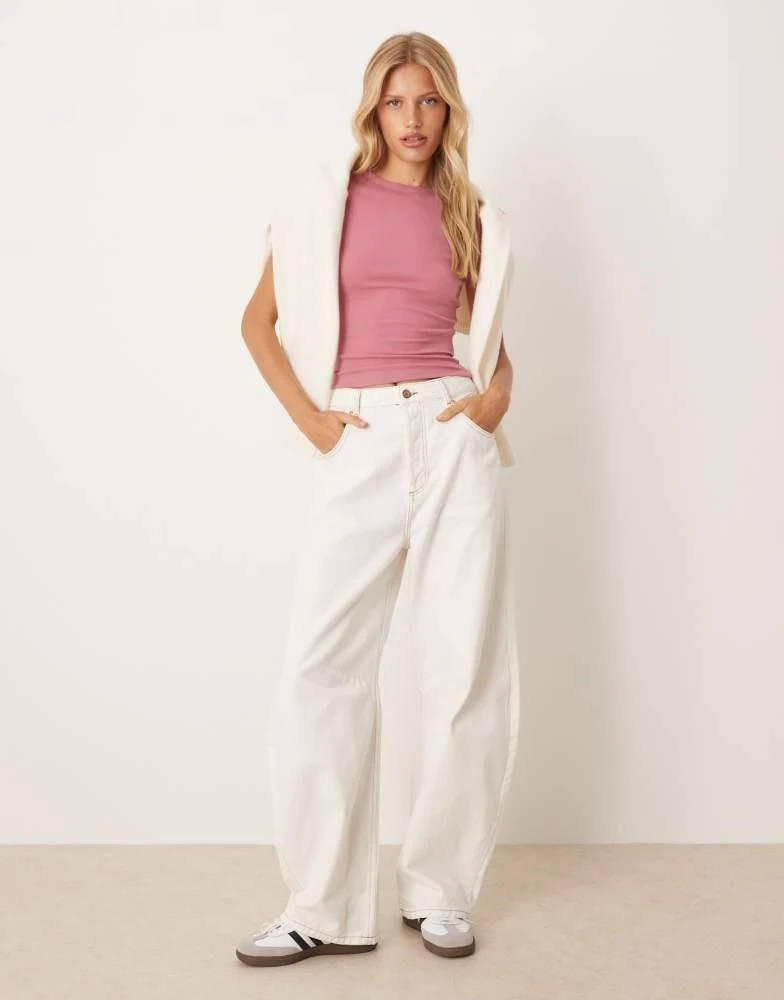 ASOS ASOS DESIGN soft baby tee in rose 2