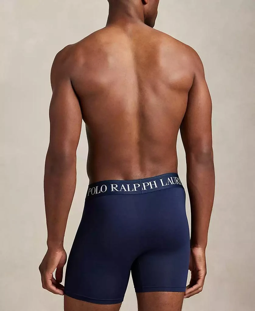 Ralph Lauren Men
s 3-Pack Cooling Microfiber Elastic Waist Boxer Briefs 4