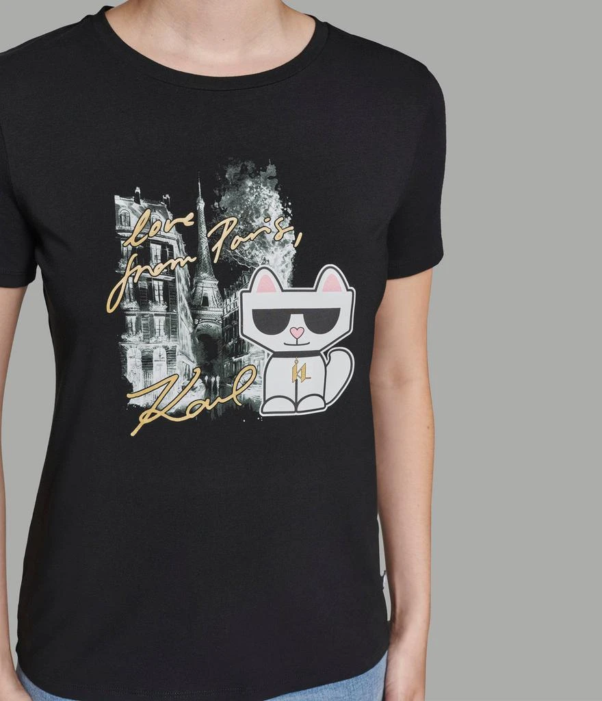 Karl Lagerfeld Paris CHOUPETTE IN PARIS TEE 5