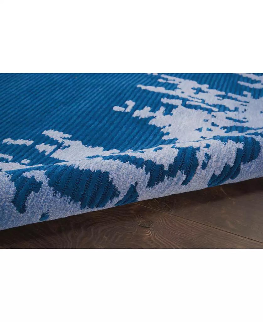 Nourison Symmetry SMM02 Navy 7'9" x 9'9" Area Rug