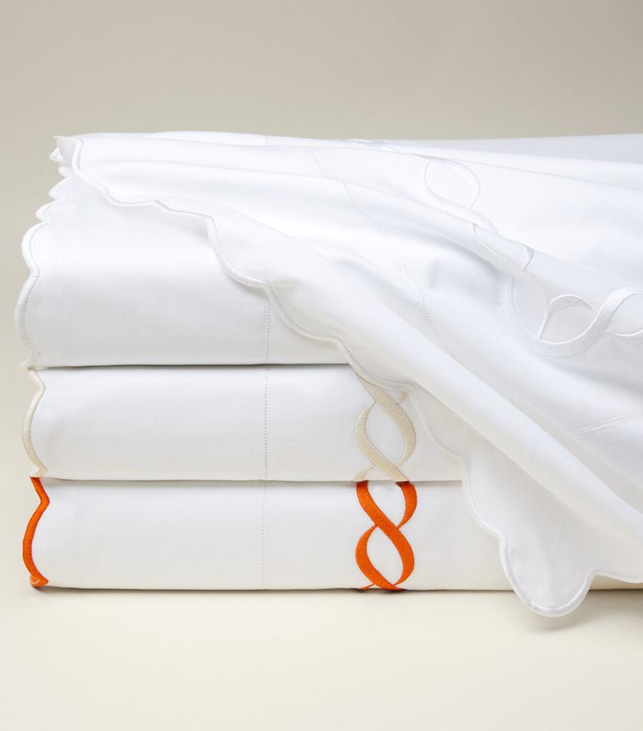 Pratesi Treccia Super King Flat Sheet (300cm x 270cm)