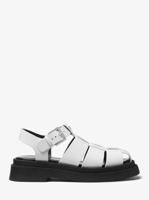 Michael Kors Indy Fisherman Leather Sandal 2