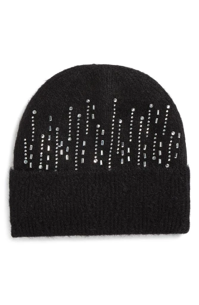 NATASHA Stroke Crystal Beanie