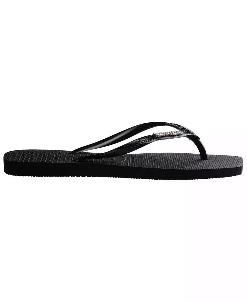 Havaianas Women's Slim Square Logo Metallic Sandals