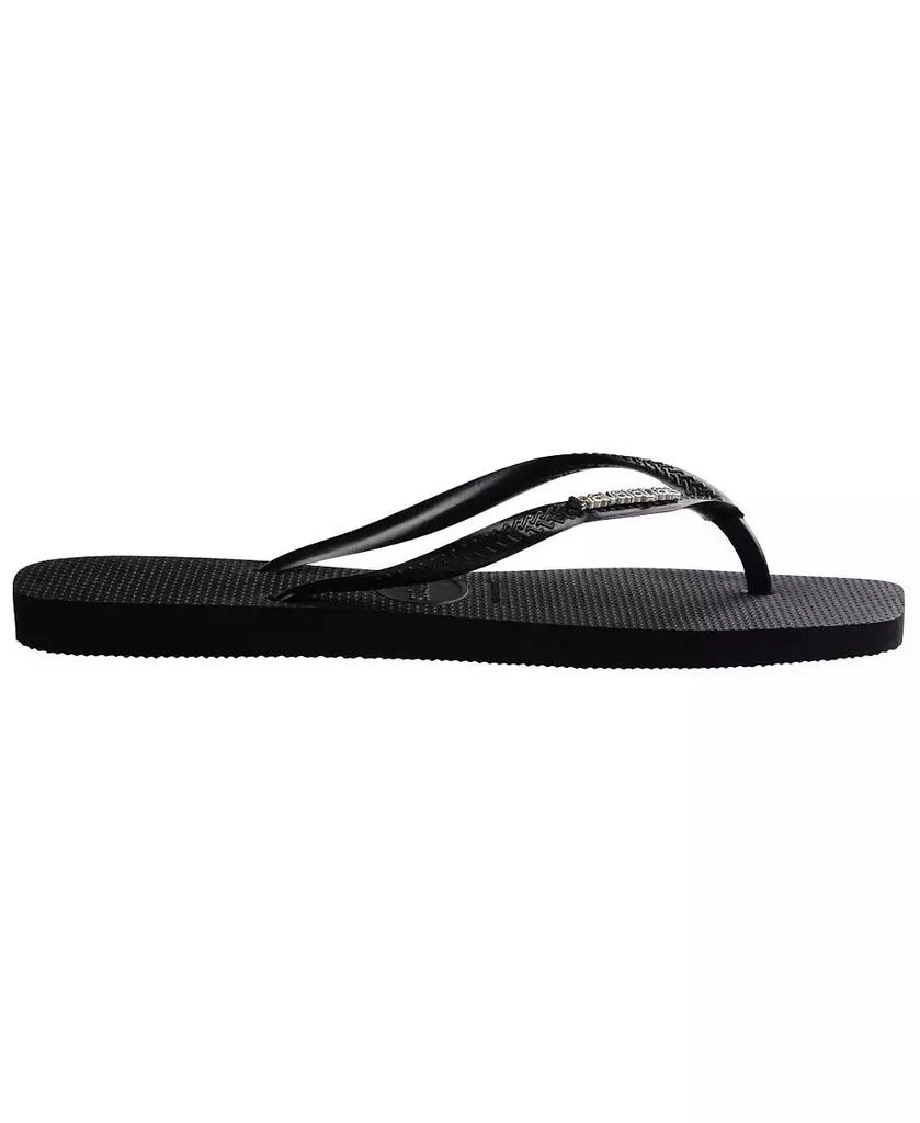 Havaianas Women's Slim Square Logo Metallic Sandals 2