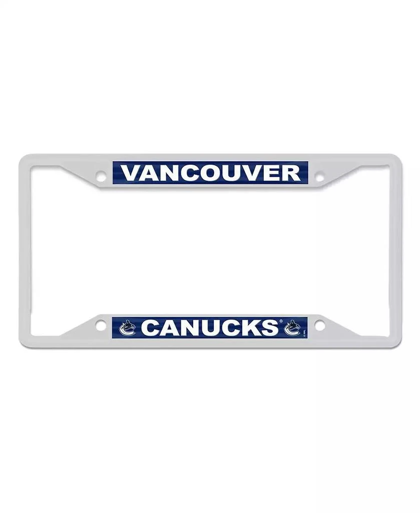 Wincraft Vancouver Canucks Chrome Color License Plate Frame 1