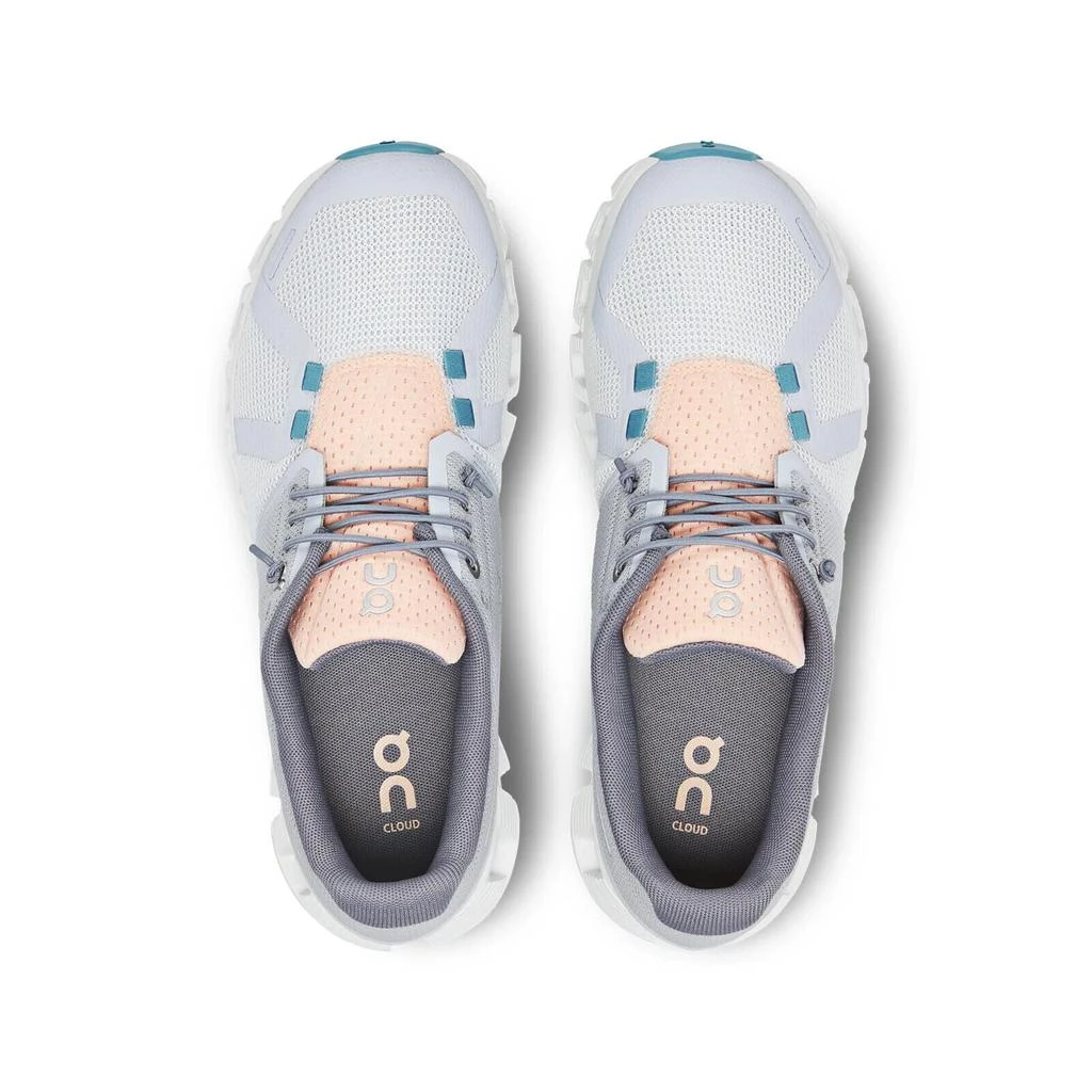 On On Cloud 5 Push 69.98353 Sneaker Women's Glacier Undyed White Running Shoes 5