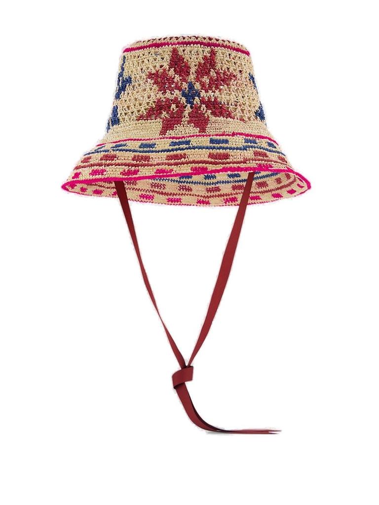 Sensi Studio Sensi Studio Floral Detailed Crochet Hat