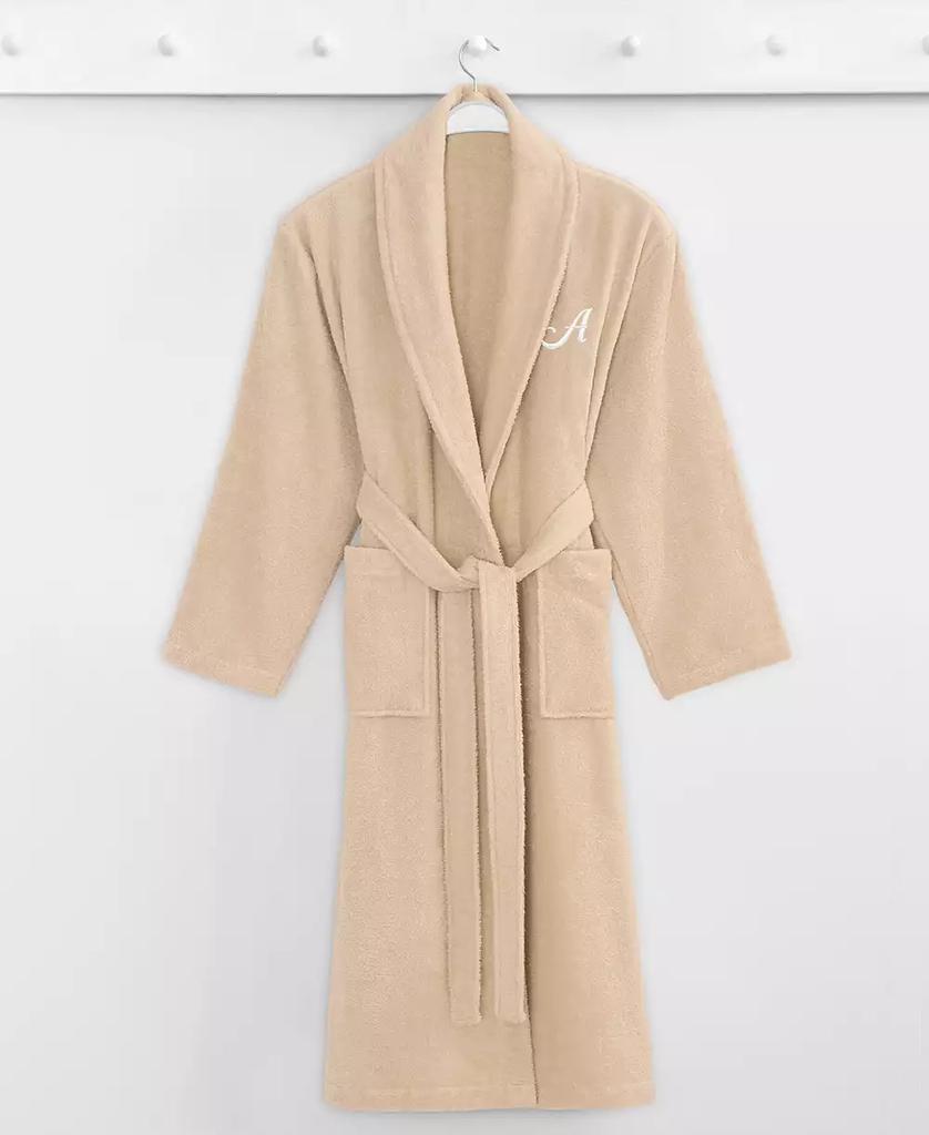 Linum Home Textiles Linum Font 100% Turkish Cotton Unisex Terry Bathrobe