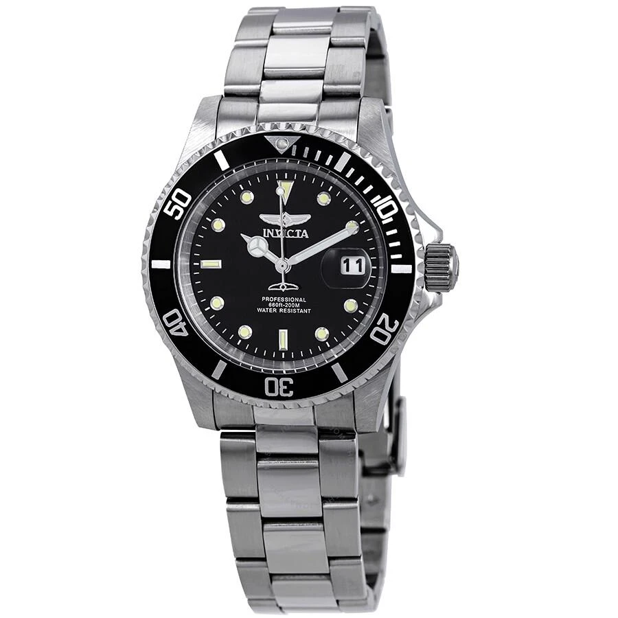 Invicta Pro Diver Black Dial Stainless Steel 40 mm Men's Watch 26970 1