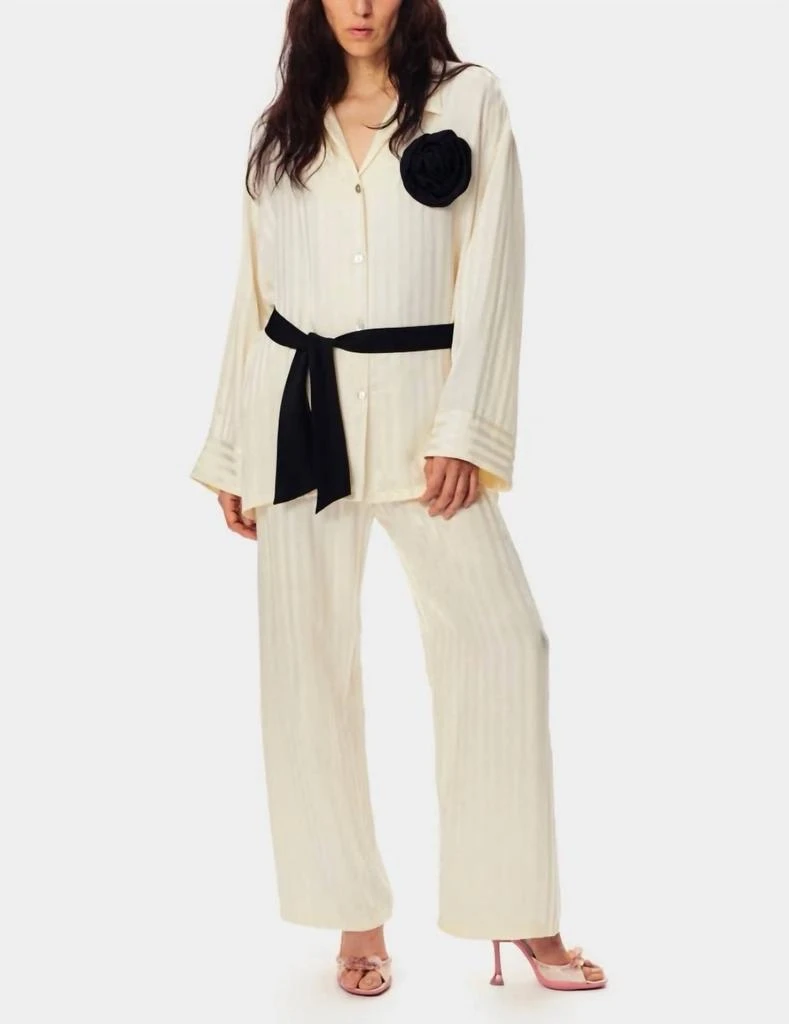 Sleeper Sleeper - The Rose Oversized Satin Pajama Set