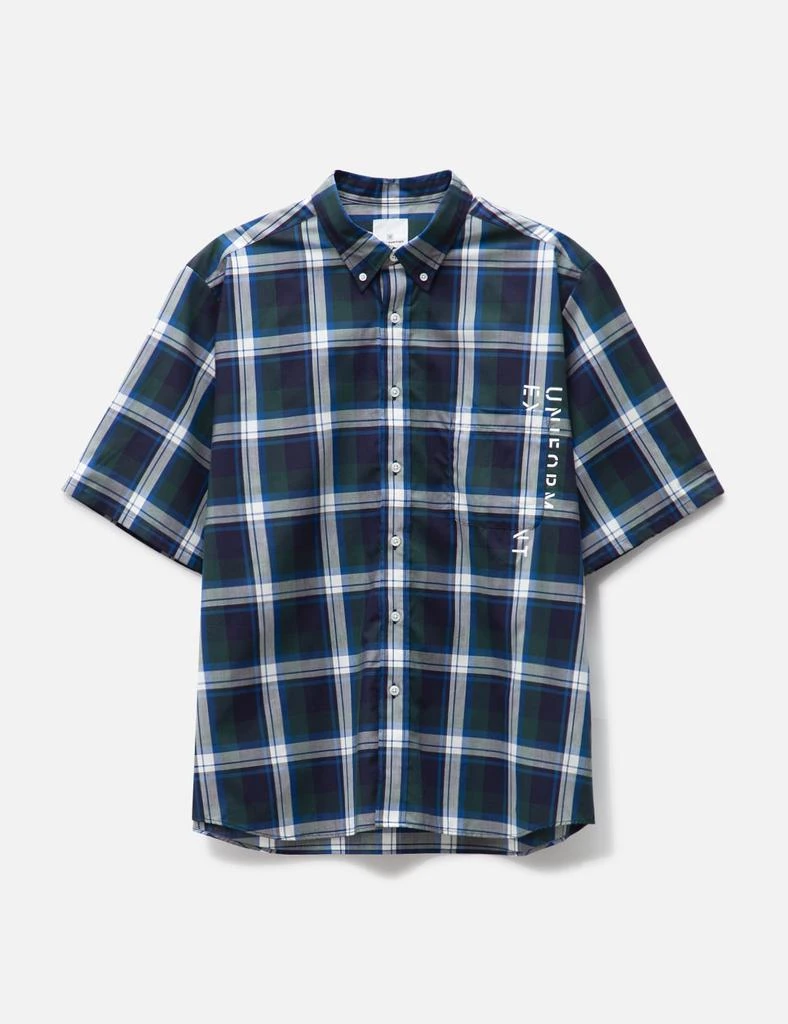 Uniform Experiment Check Short Sleeve Big BD Shirt 1