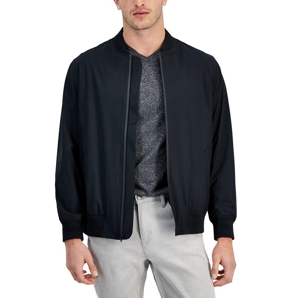 Alfani Men's Regular-Fit Water-Resistant Full-Zip Bomber Jacket, Created for Macy's