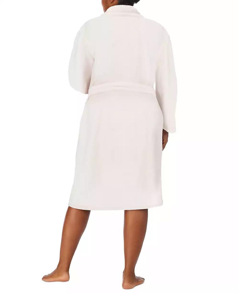 Ellen Tracy Plus Size Shawl-Collar Chenille Robe