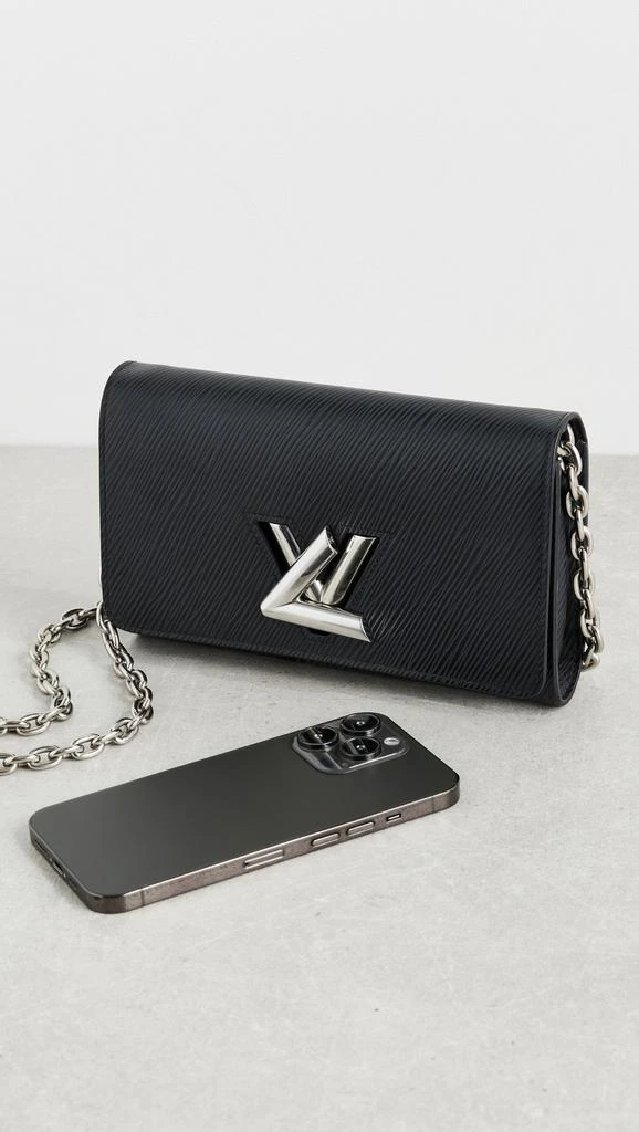 What Goes Around Comes Around Louis Vuitton Epi Twist Chain Wallet 2