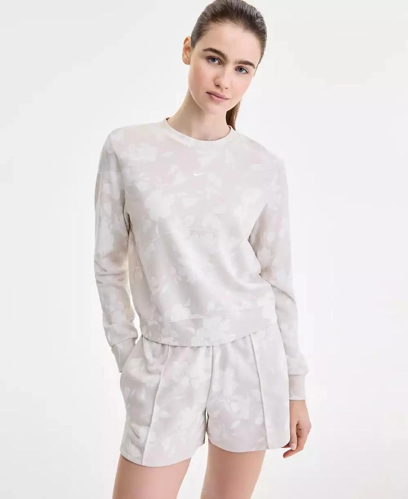NIKE Women's Classic Printed Crewneck Sweatshirt 1