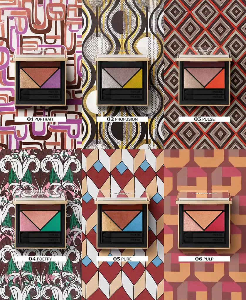 Prada Beauty Dimensions Refillable Holo Nude Eyeshadow 9