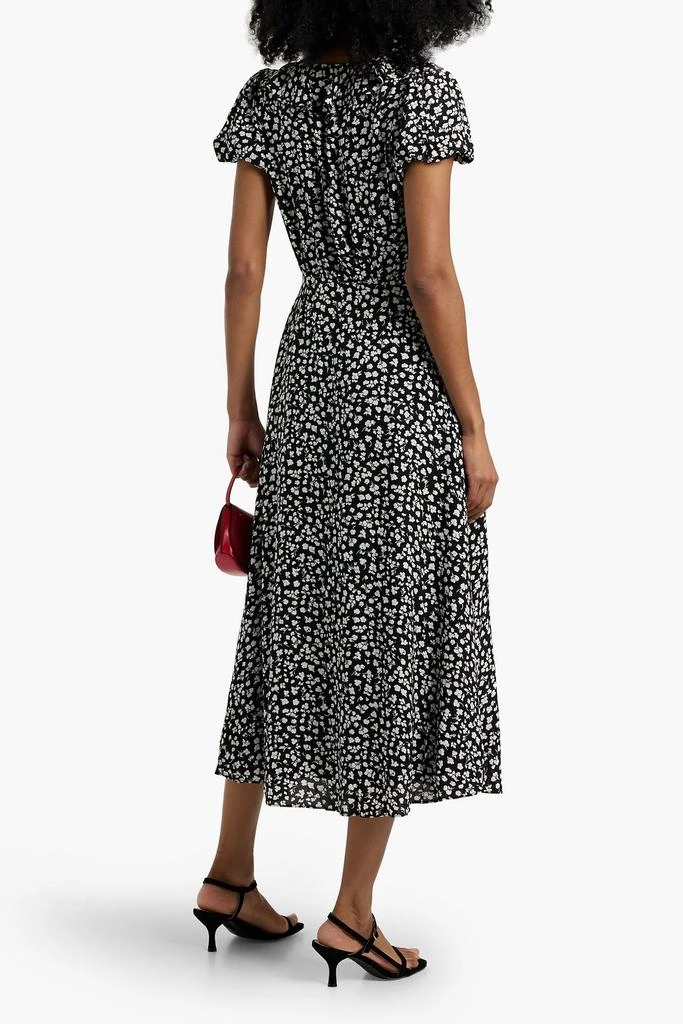 Solid & Striped The Calais ruffled floral-print crepe de chine midi dress 3
