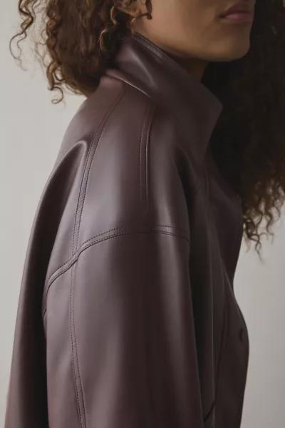 BDG BDG Charlene Faux Leather Bomber Jacket