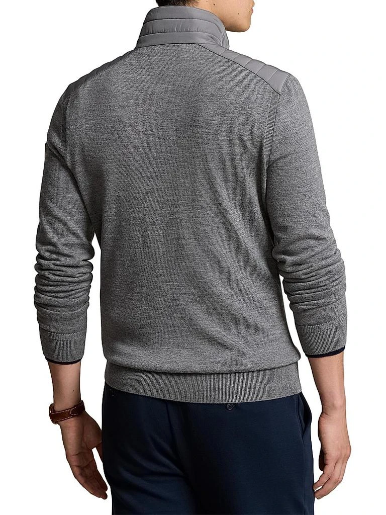 Ralph Lauren Hybrid Wool Quarter-Zip Sweater 4