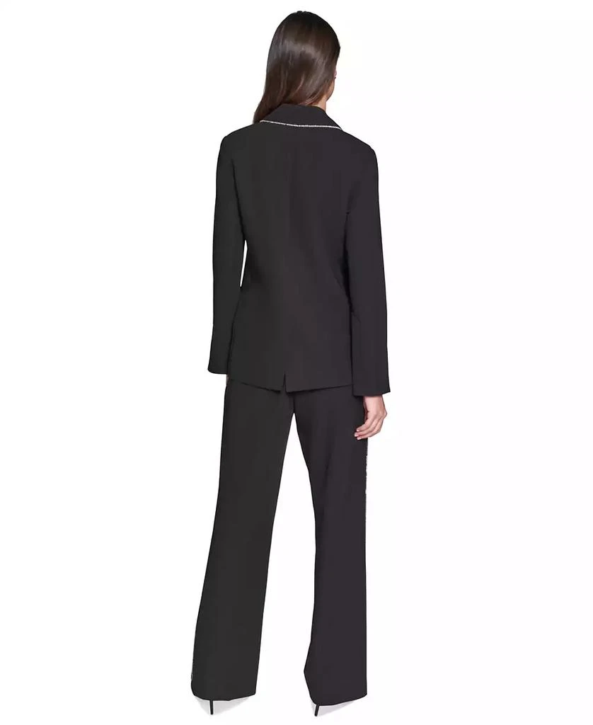 Karl Lagerfeld Paris Women's Rhinestone-Trim Blazer 2