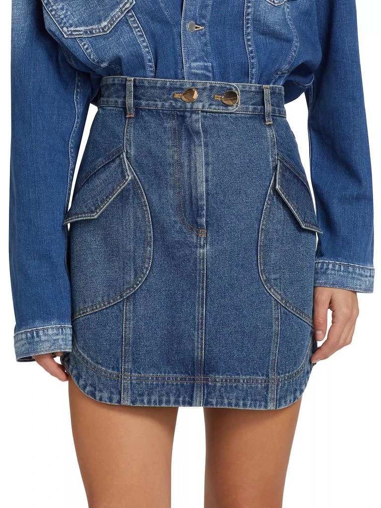 Acler Glenfern Denim Miniskirt 3