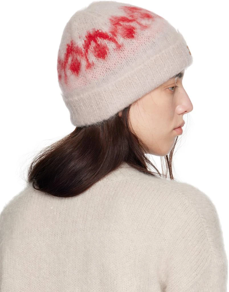 Beige & Pink Darana Beanie – On Sale Now with Up to 71% Off  display picture 2