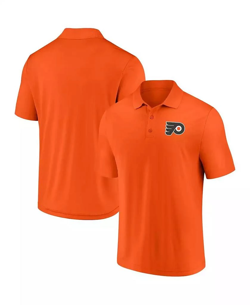 Fanatics Men's Orange Philadelphia Flyers Winning Streak Polo Shirt 2