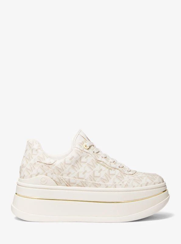 Michael Kors Hayes Empire Signature Logo Platform Sneaker 2