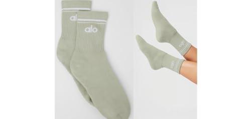 Alo Quarter Crew Street Sock - White - Socks - Free Shipping