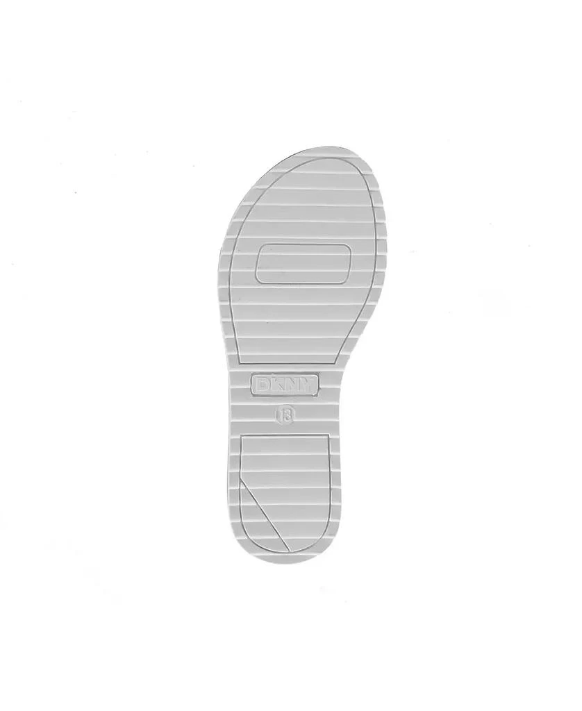 DKNY Little and Big Girls Tessa Carina Double Strap Sandal 7