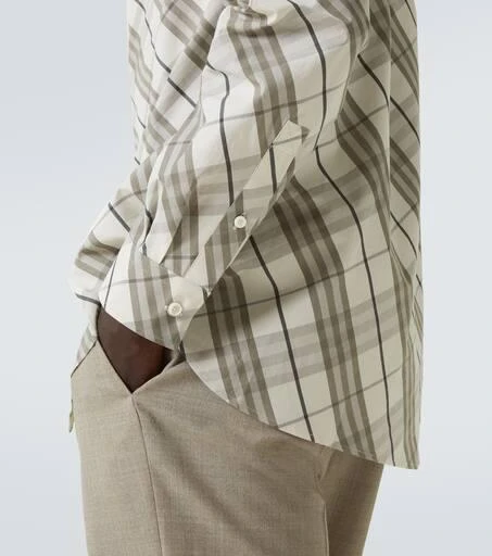 Burberry Burberry Check cotton overshirt 6