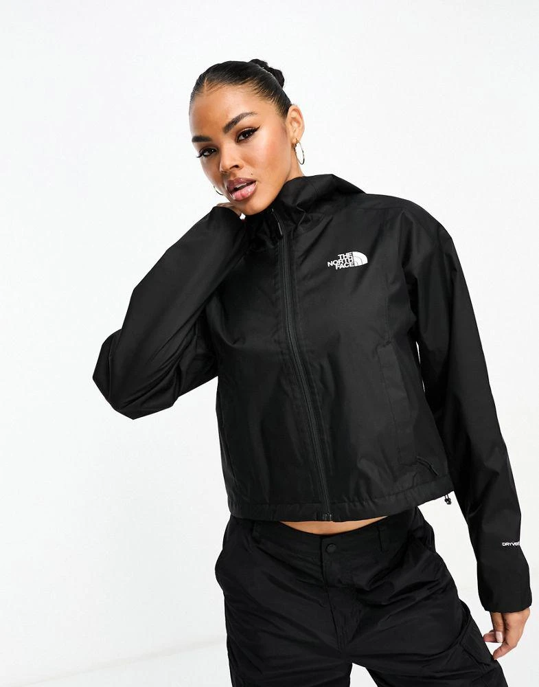 The North Face The North Face Quest cropped waterproof jacket in black 1