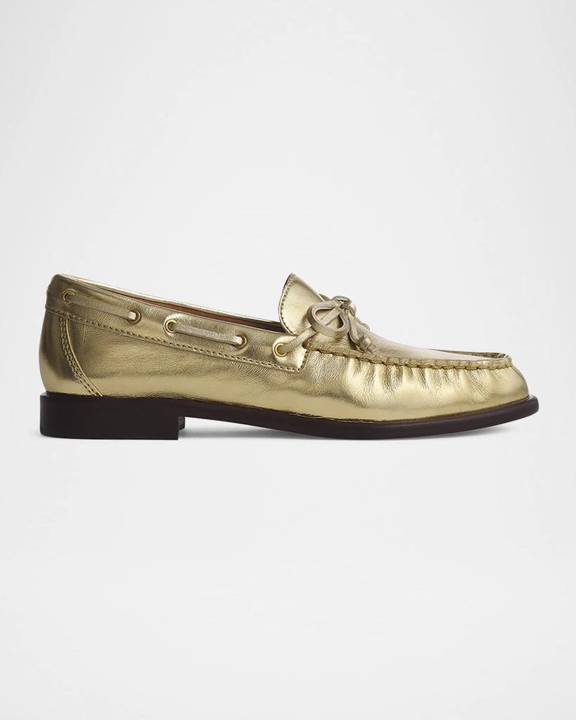 Rag & Bone Carter Metallic Boat Loafers 1
