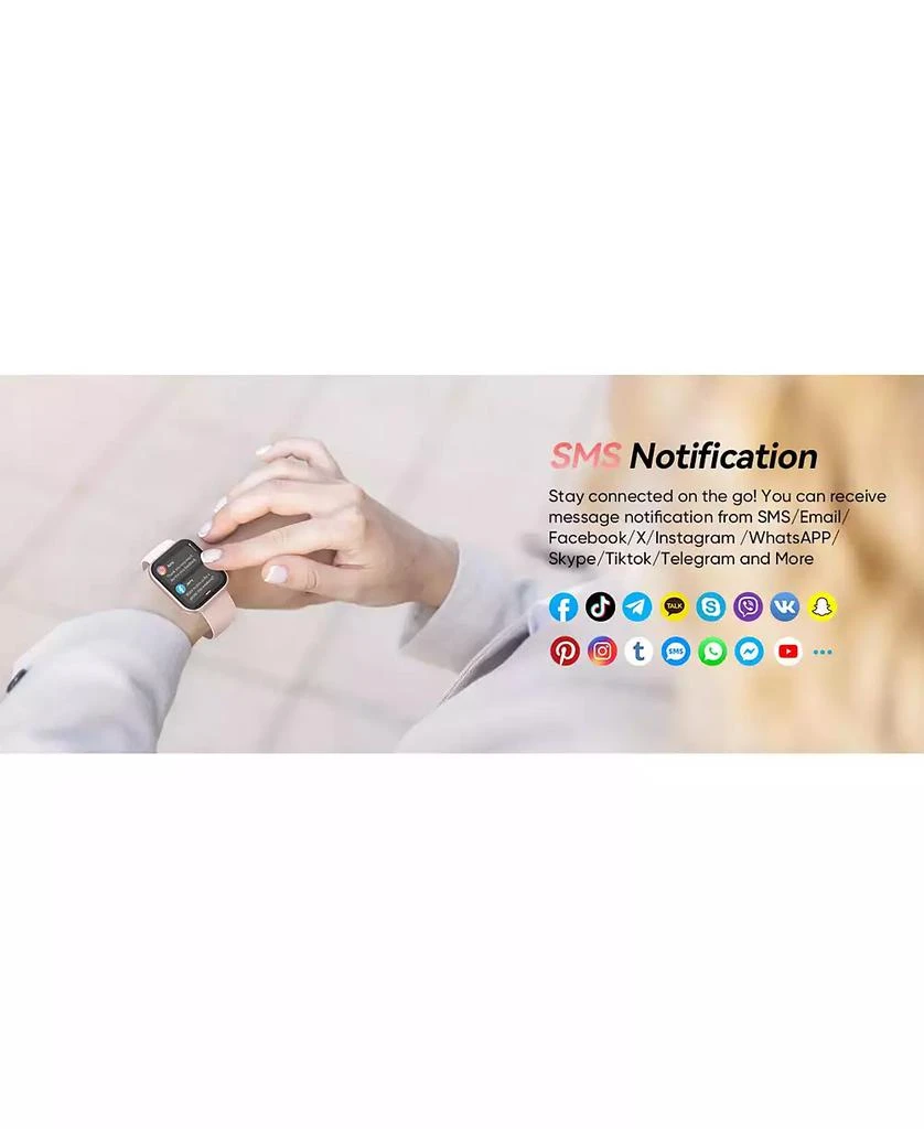 RUXING Smart ruxing Unisex IDW208P Smart Sports Watch 10