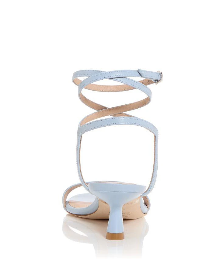 Stuart Weitzman Women's Nudist 50 Wrap Sandals 4