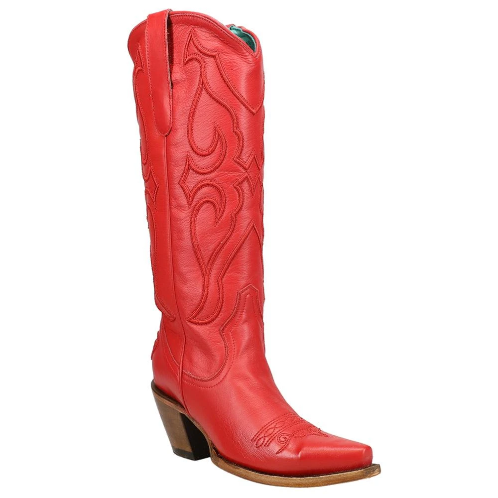 Corral Boots Stitch Pattern Embroidery Snip Toe Cowboy Boots 2