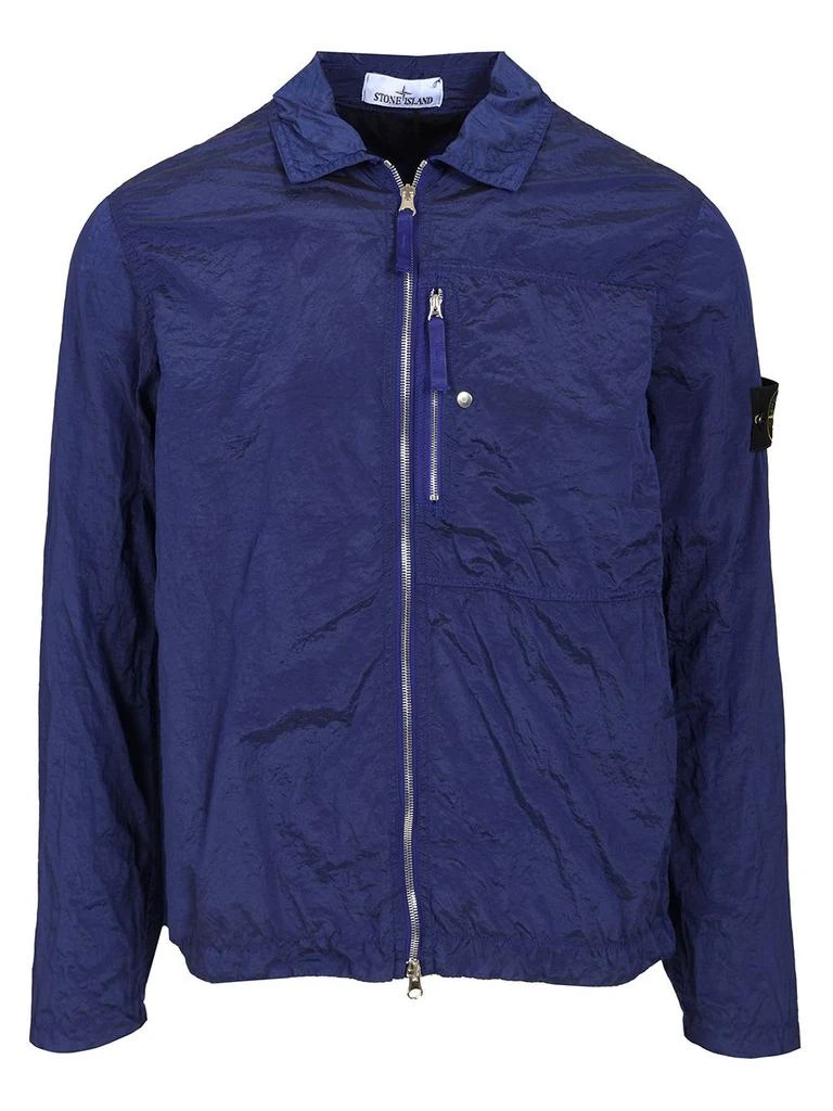 Stone Island Iridescent Metal Nylon Overshirt 1