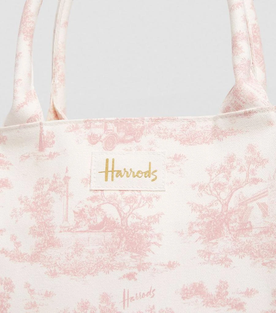 Harrods Toile Grocery Shopper Bag 6