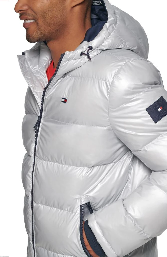 Tommy Hilfiger Quilted Puffer Hooded Mid Length Jacket 3