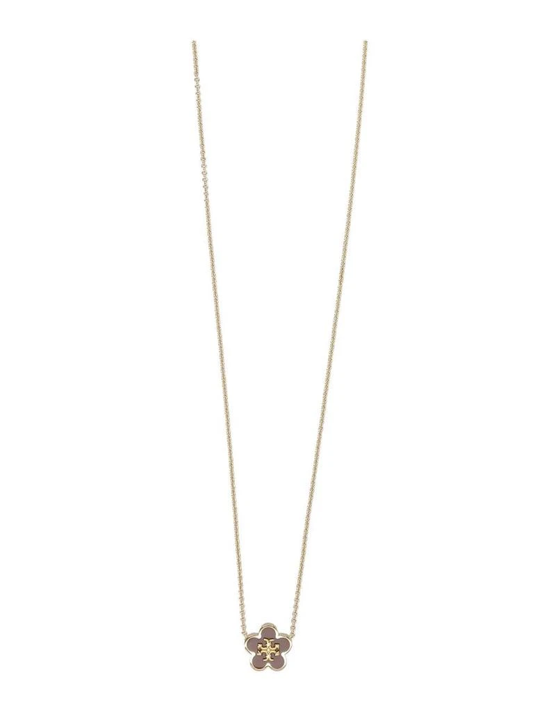 Tory Burch Tory Burch Kira Enamel Flower Pendant Necklace 2
