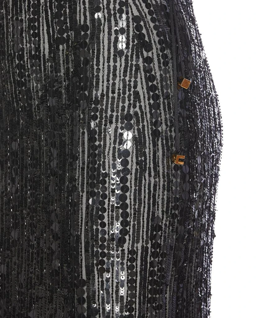 ELISABETTA FRANCHI Elisabetta Franchi Embroidered Red Carpet Dress 3