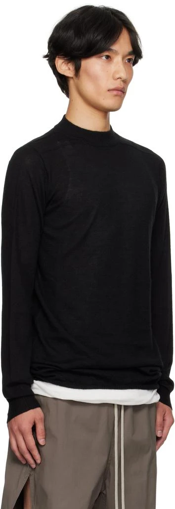Rick Owens Black Concordians Level Lupetto Sweater 2