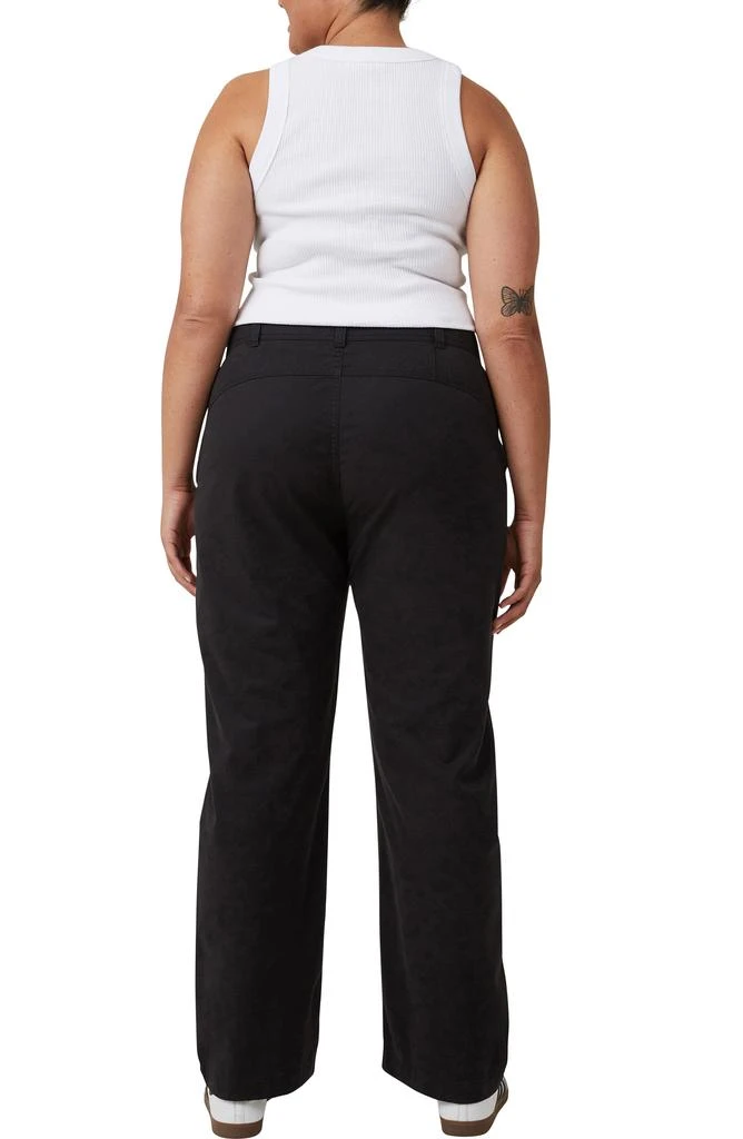 Cotton On Bailey Straight Leg Cotton Twill Pants 6