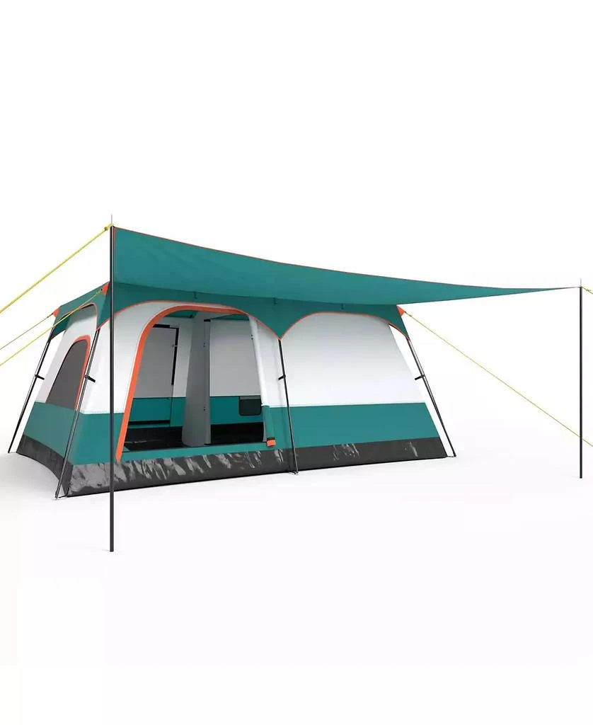 Mecale 6-8 Person Camping Tent with Double Rooms and 2 Doors