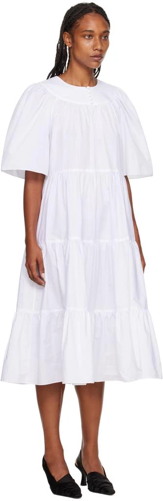 ROSETTA GETTY White Ruffle Maxi Dress 2