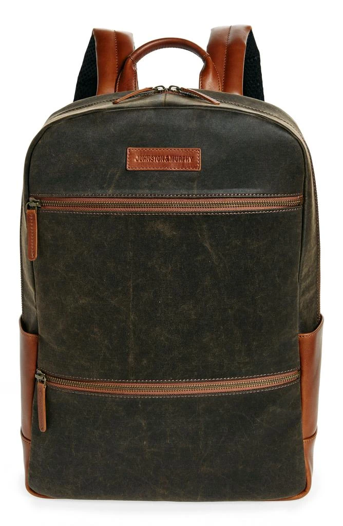 Johnston & Murphy Antique Leather Backpack 1