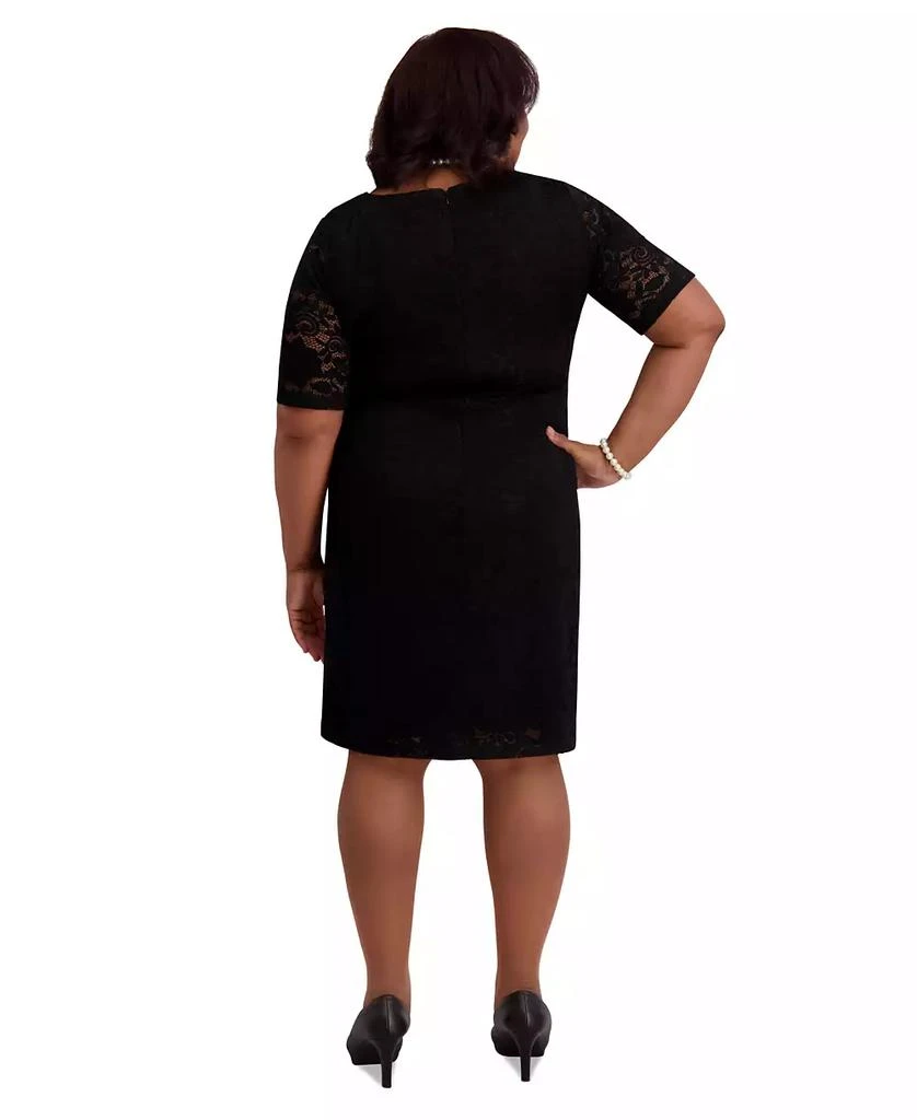 Kasper Women's Lace-Sleeve Sheath Dress, Regular & Plus Sizes - Dresses &  Skirts - Free Shipping - BeyondStyle